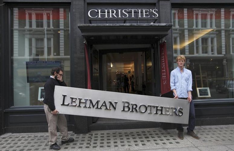 Lehman sign - London