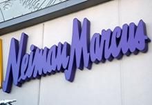The Neiman Marcus sign outside a store in Golden, Colorado