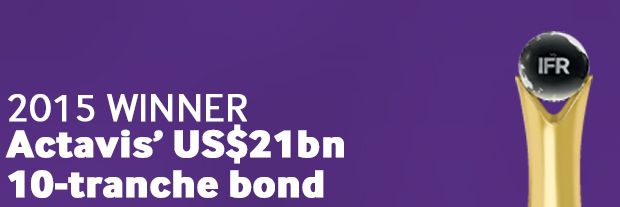 US Dollar Bond: Actavis' US$21bn 10-tranche bond