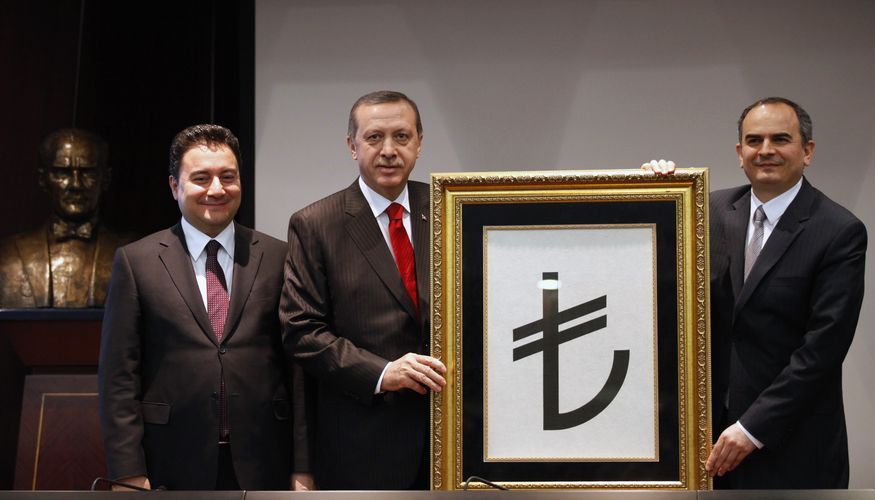 New symbol of the Turkish Lira