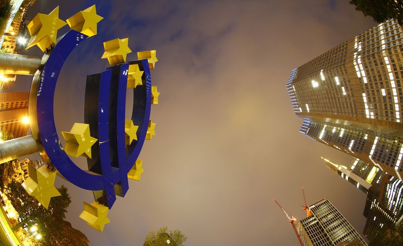 Euro sign at ECB