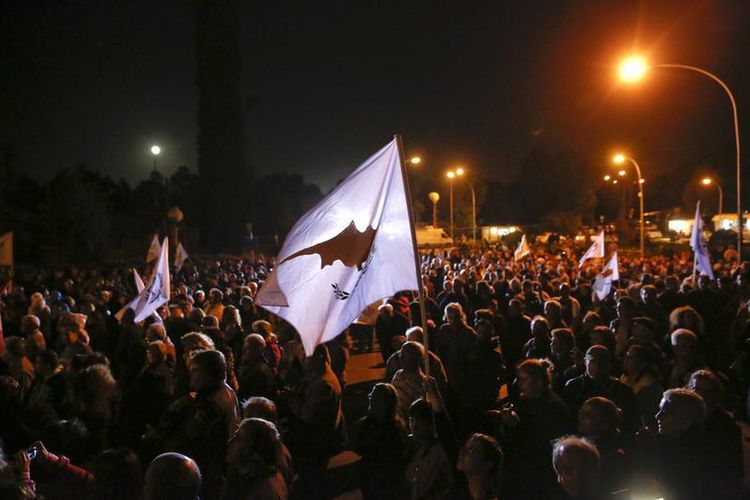 Cyprus protest
